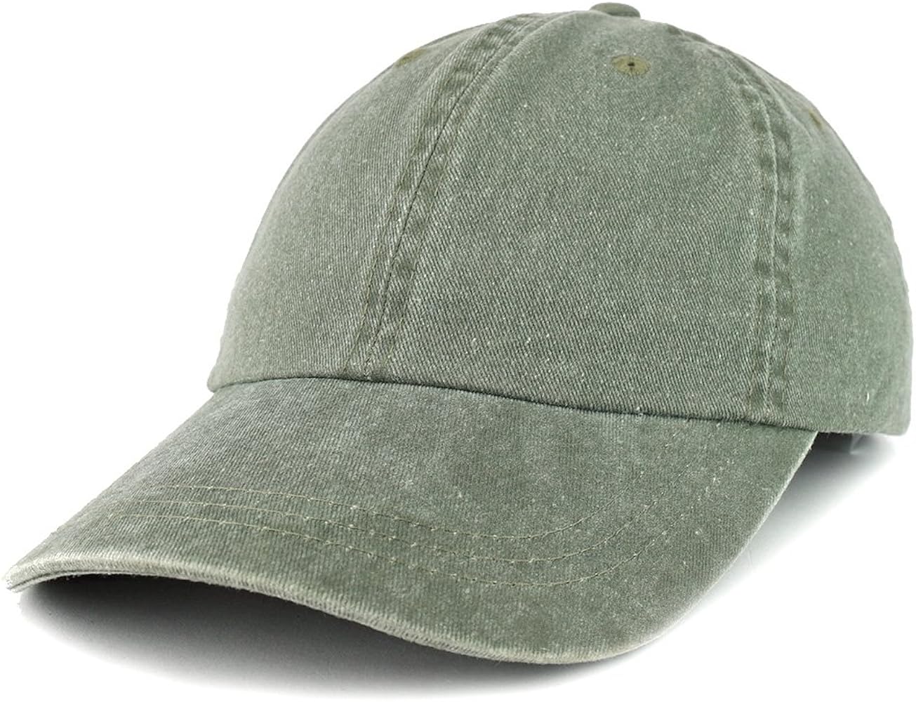 Trendy Apparel Shop Low Profile Unstructured Pigment Dyed Cotton Twill Baseball Cap