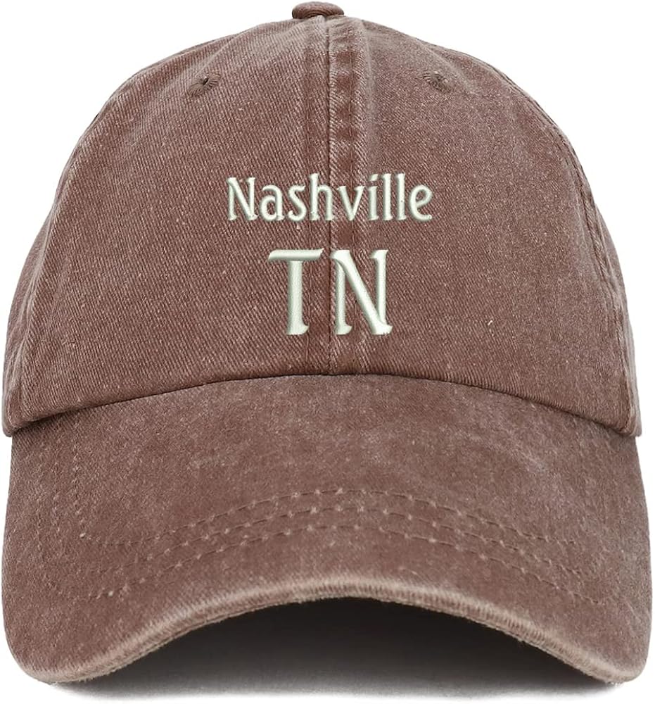 Trendy Apparel Shop Nashville TN Embroidered Pigment Dyed Washed Baseball Cap