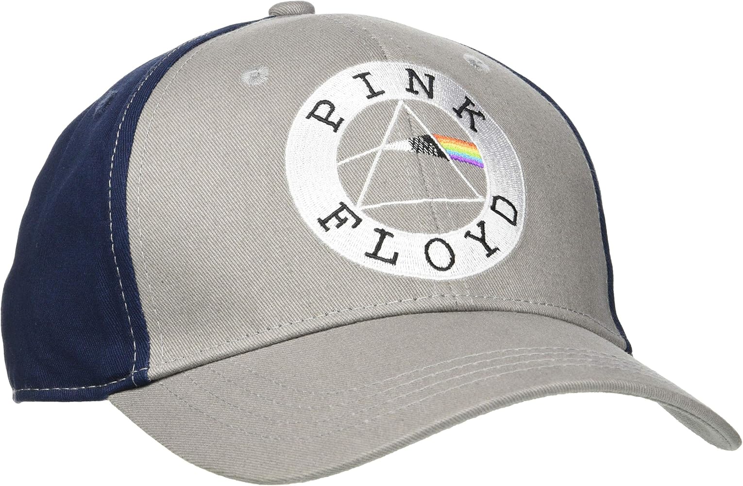 Pink Floyd Men's Circle Logo (2 Tone) Baseball Cap Navy