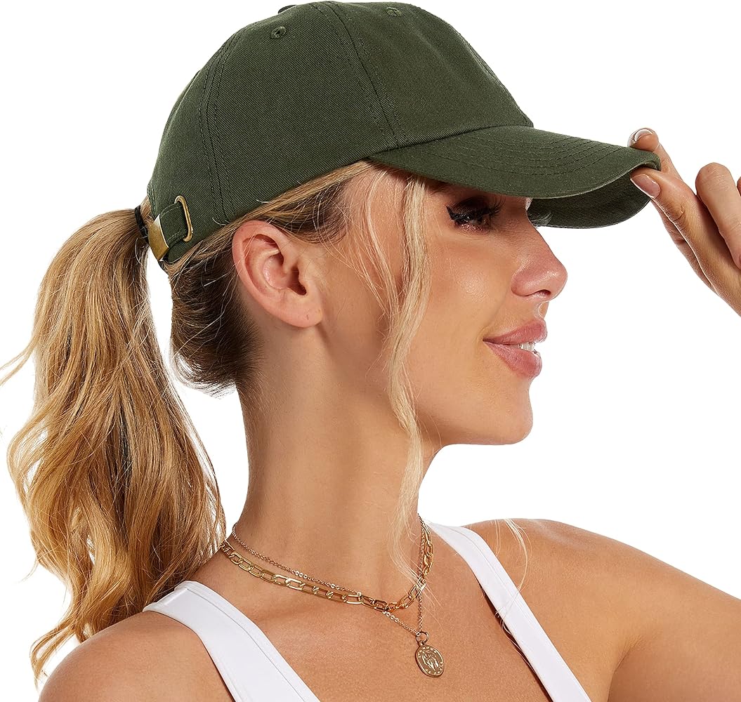 Hat Hut Satin Lined Baseball Cap for Women Satin Lined Baseball Hat for Curly Hair Adjustable Sport Cap Dad Hat for Men