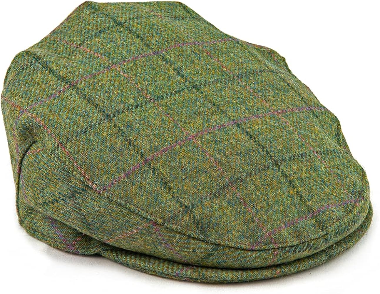 Lambland Men's Norber Yorkshire Wool Tweed Cotton Lined Flat Cap