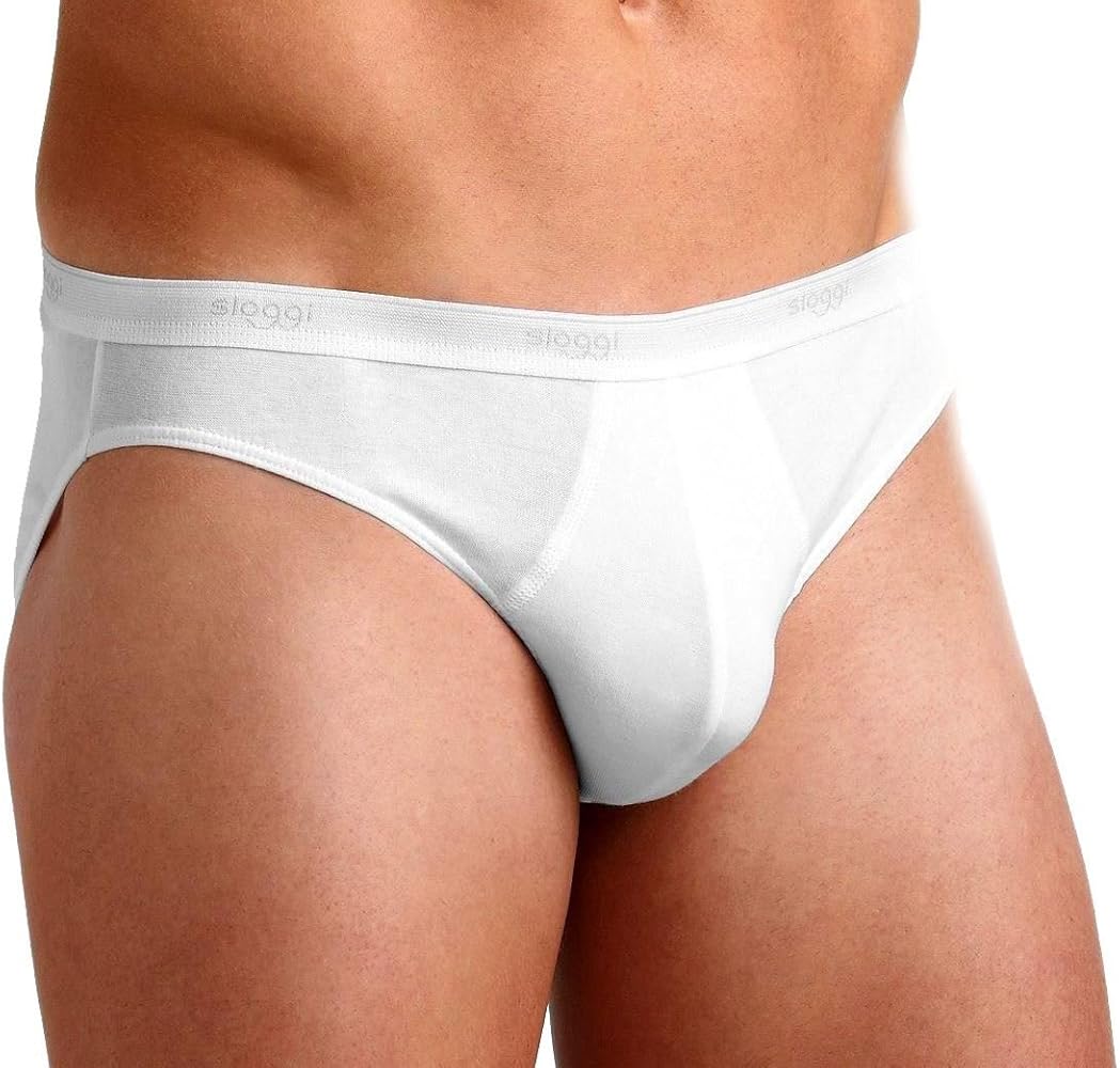 Sloggi Mens Basic Mini White 2 Pack - Small