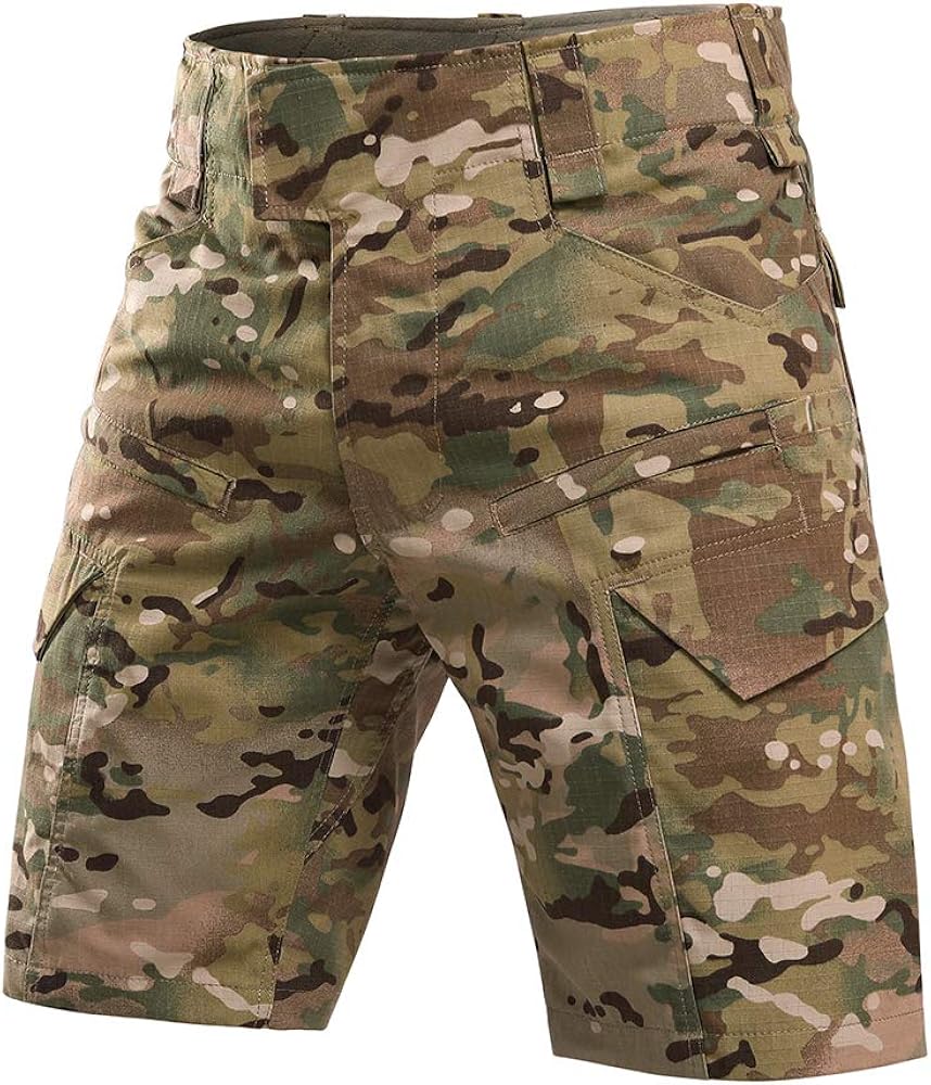 Men's Gear Tactical Combat Shorts Cargo Outdoor Camo Shorts