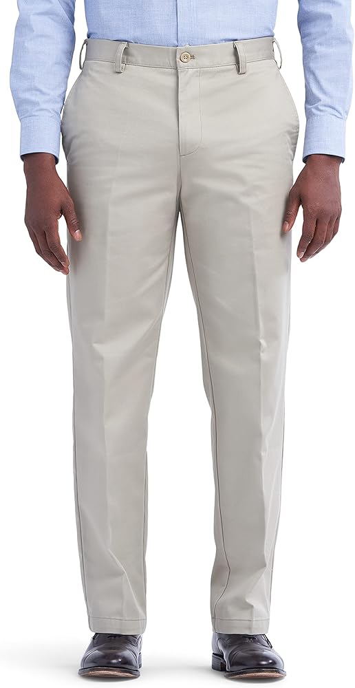 IZOD Men's American Chino Flat Front Classic Fit Pant