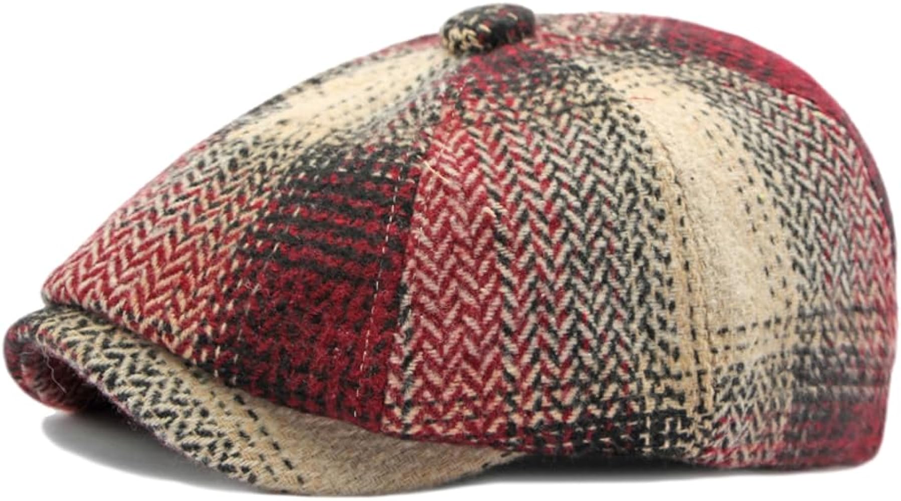 Mens Classic Newsboy Flat Cap Gatsby Ivy Cabbie Hat