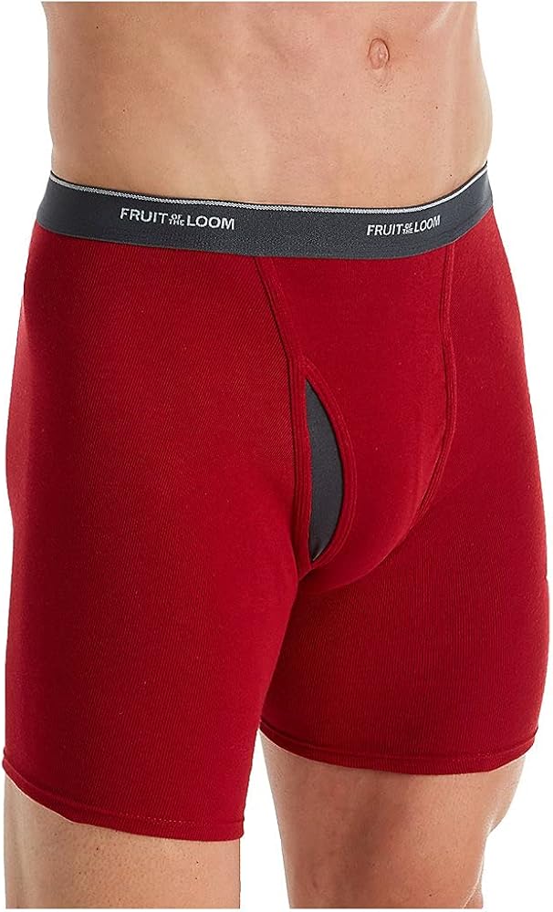 Fruit of the Loom Mens Coolzone Assorted Boxer Briefs 3 Pack, L, Assorted