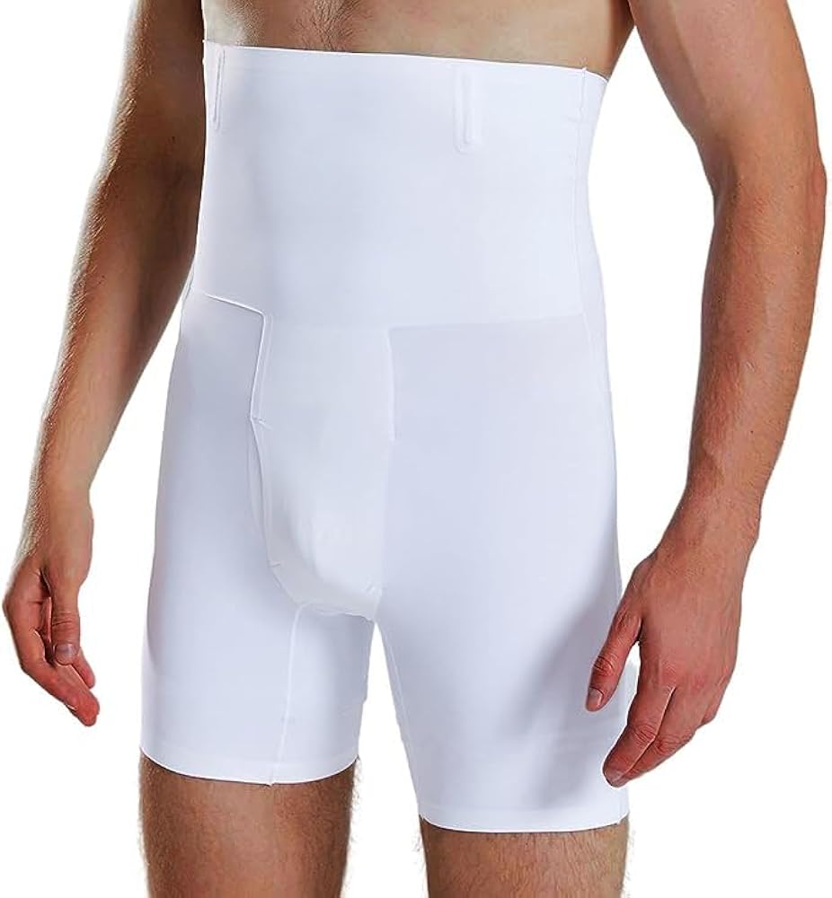 Men Tummy Control Shaper Shorts for High Waisted Butt Lifter Shapewear Thigh Slimmer Panties