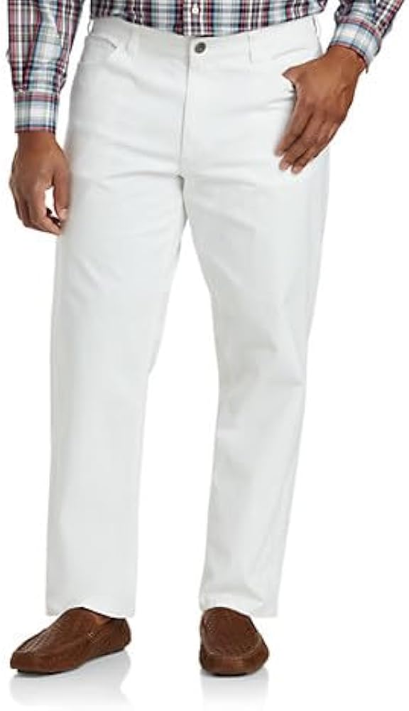 Oak Hill by DXL Men's Big and Tall Straight-Fit 5-Pocket Pants 48 x 32