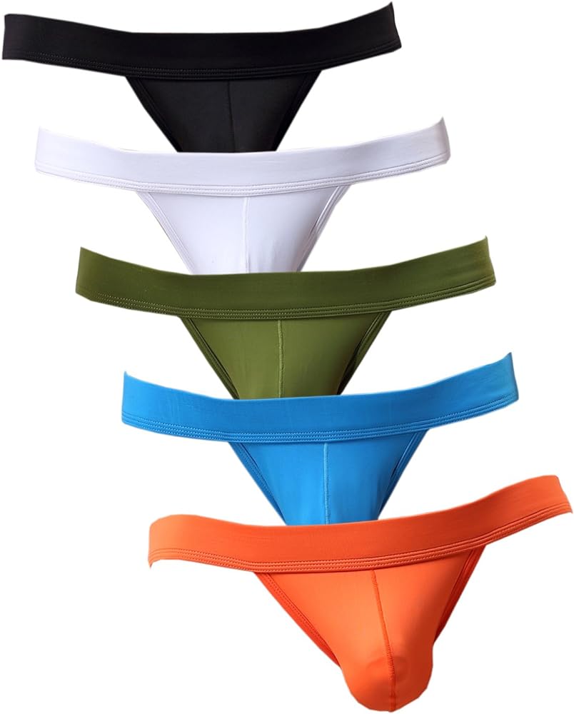 Gudan LSAMDIR Mens Bulge Enhancing Bikini Underwear Low Rise Pack