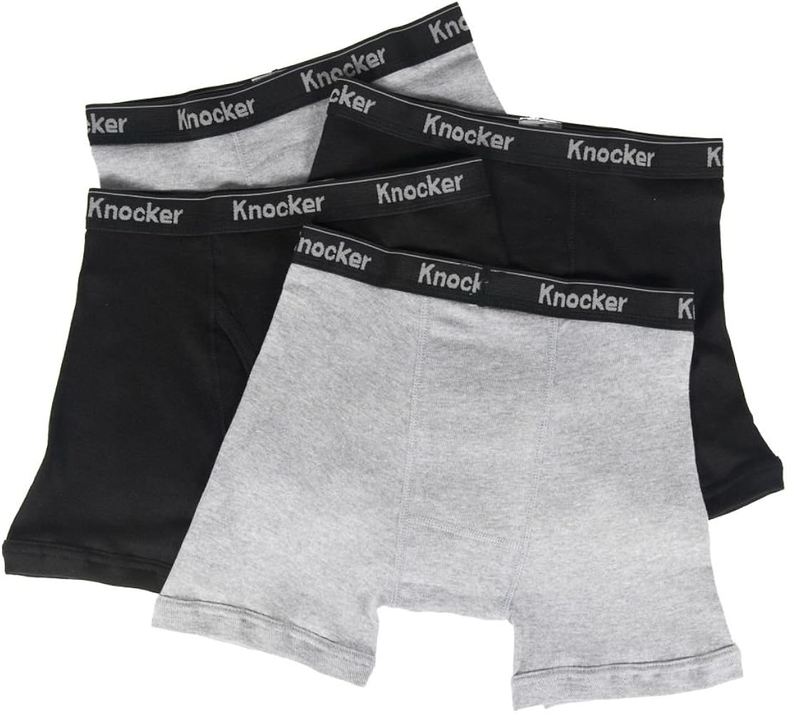 Knocker Men's 4 Pack of Boxer Briefs Underwear