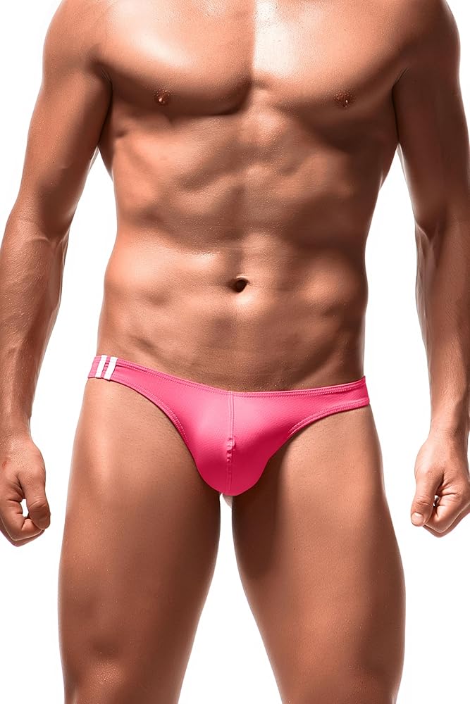 Men Spandex Thong Bikini Low Rise Slim Fit Briefs Breathable Underwear