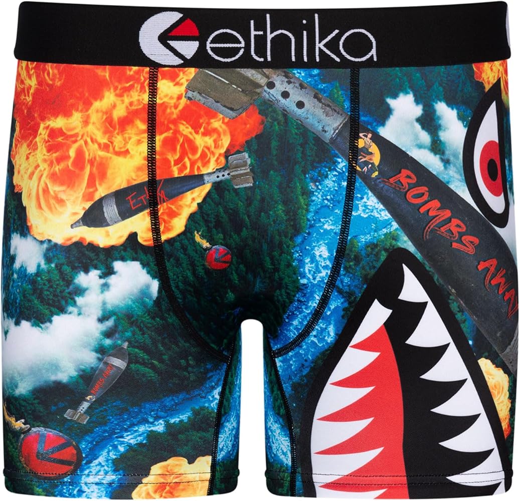 Ethika Mens MID Boxer Brief | BMR Bombs Away