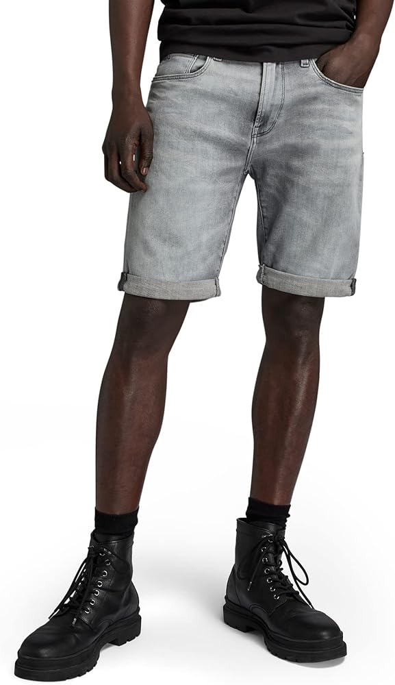 G-STAR Men's 3301 Slim Fit Denim Shorts