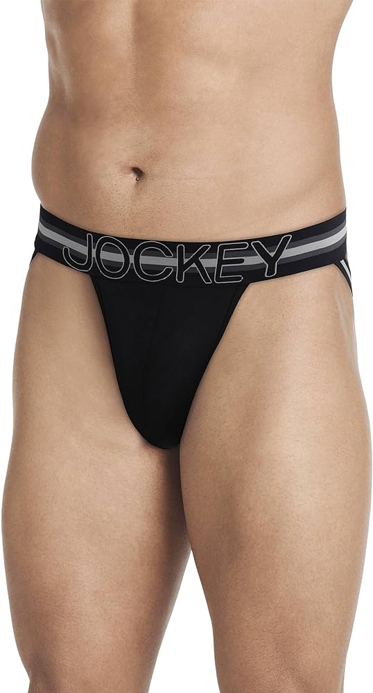 Jockey Men's Underwear Sport Stability Pouch Microfiber Jock Strap