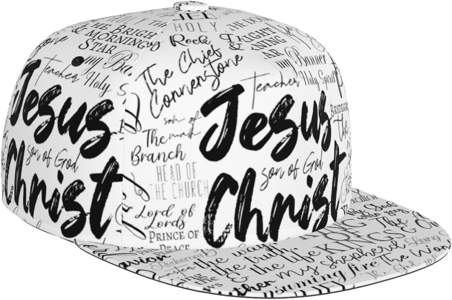 Jesus Christ Cross Baseball Cap for Men Women Adjustable Trucker Hat for Running Sports Hiking Beach