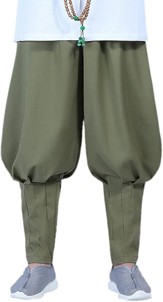 Men Casual Zen Monk Summer Pants