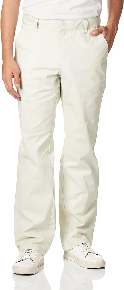 Lee mens Uniforms Straight-leg College Casual Pants, Stone, 34W x 30L US