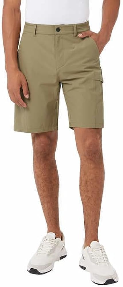 32 Degrees Men's Tech Cargo Short (Tan, 40)