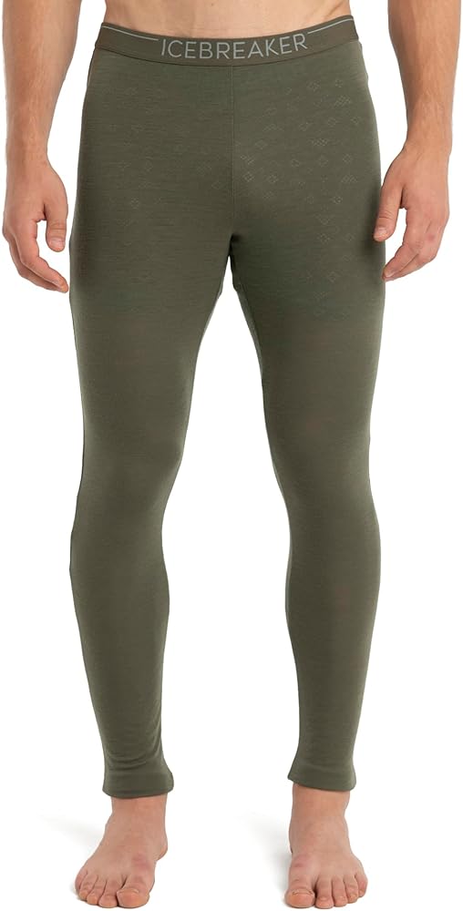 Icebreaker Men's Everyday Cold Weather Leggings-Wool Base Layer Thermal Pants