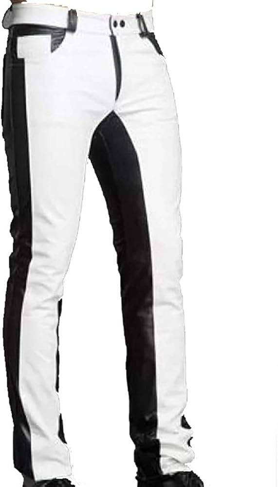 Leather Lovers Pant Men Genuine Sheepskin Leather Fashion Pants