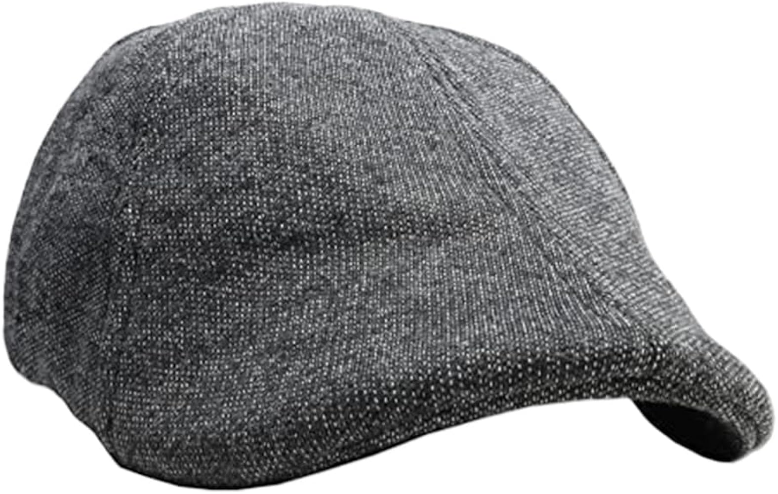 The Original Boston Scally Cap - The Scrapper Newsboy Flat Cap - 6 Panel Cotton Fitted Hat for Men - Charcoal - XL