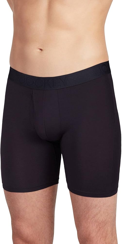 Jockey Men's Underwear Active Ultra Soft Modal 6" Boxer Brief