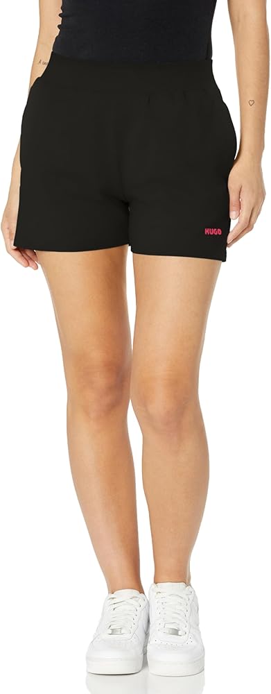 HUGO Men's Hit Logo Relaxed Fit Shorts