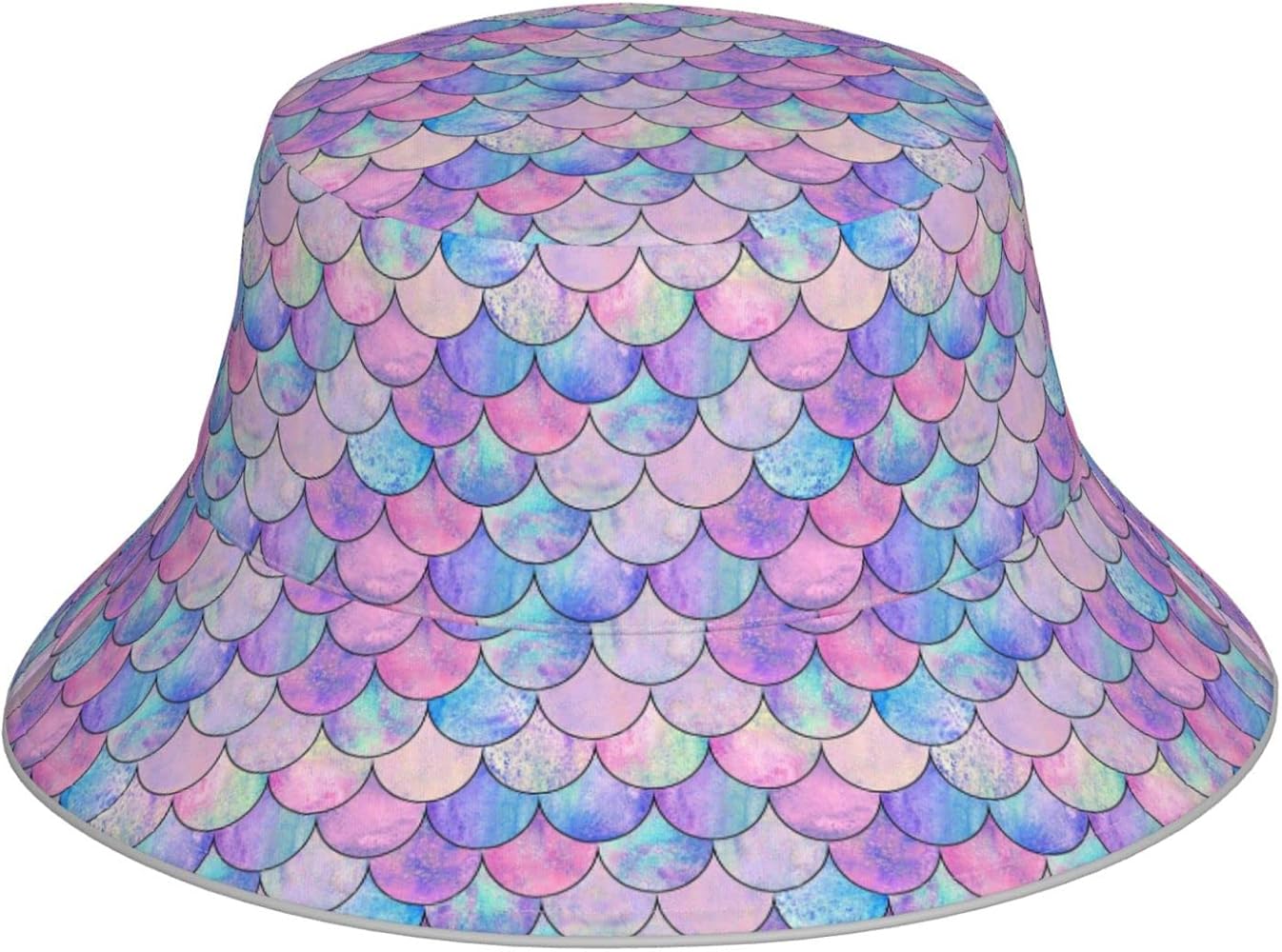 Fox Pattern Bucket Hat for Women Men Teens Double-Side-Wear Reversible Summer Beach Sun Hat Packable Fisherman Cap