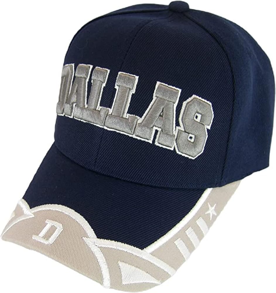 Dallas Men's City Name Adjustable Baseball Cap