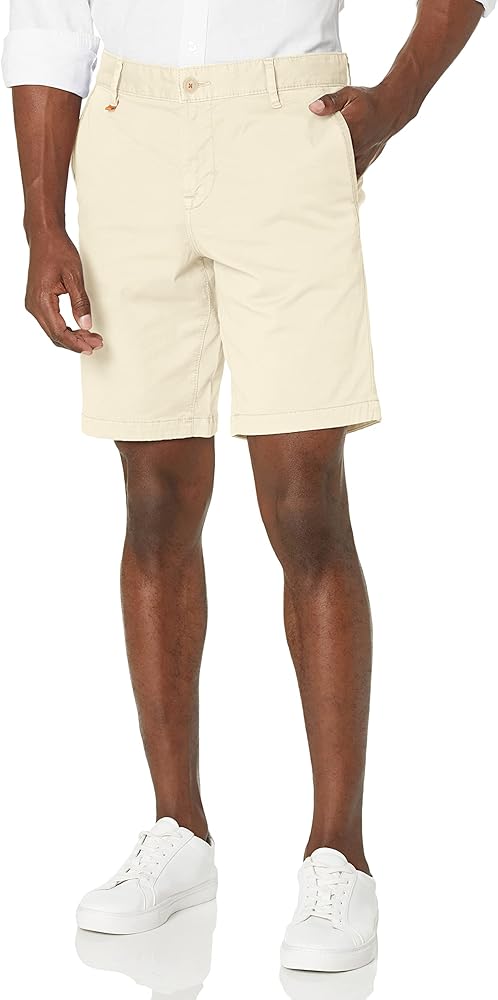 BOSS Men's Slim Fit Cotton Twill Shorts