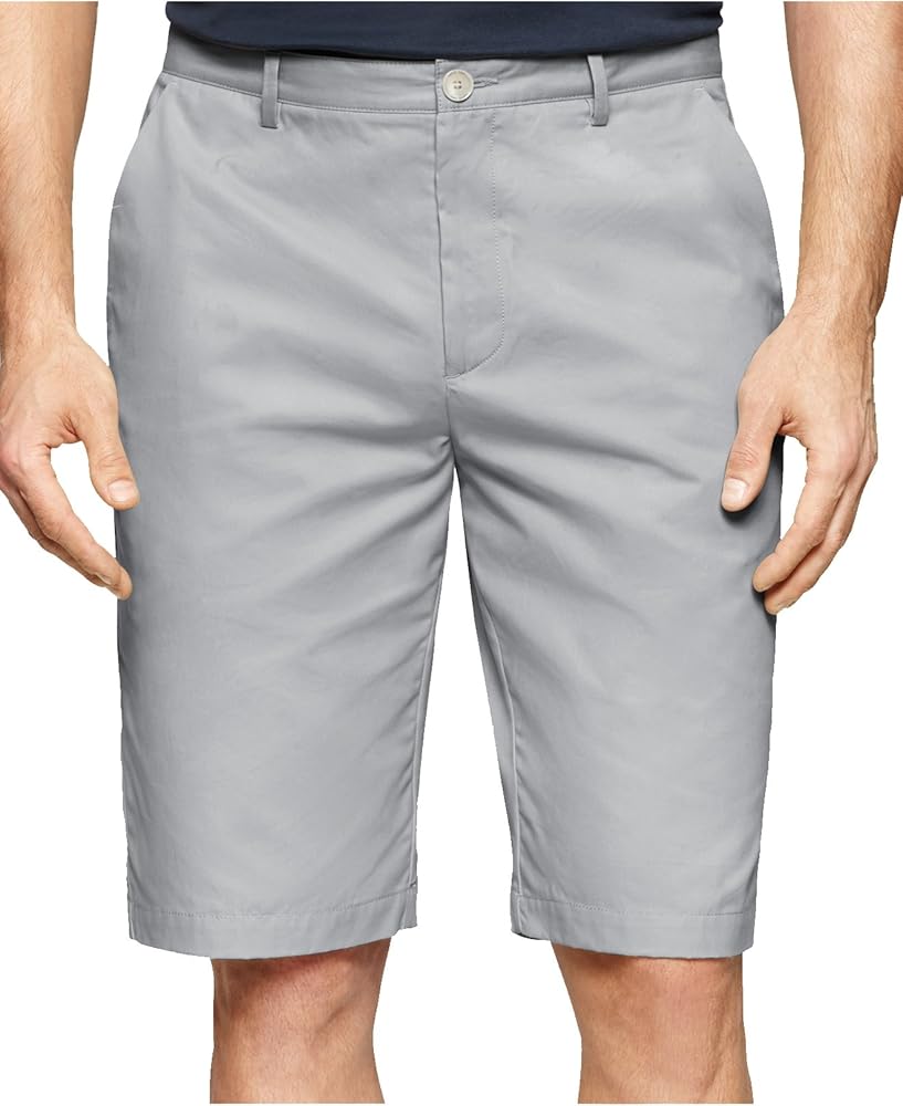 Calvin Klein Men's Twill Walking Short (44W R, COOL STEEL)