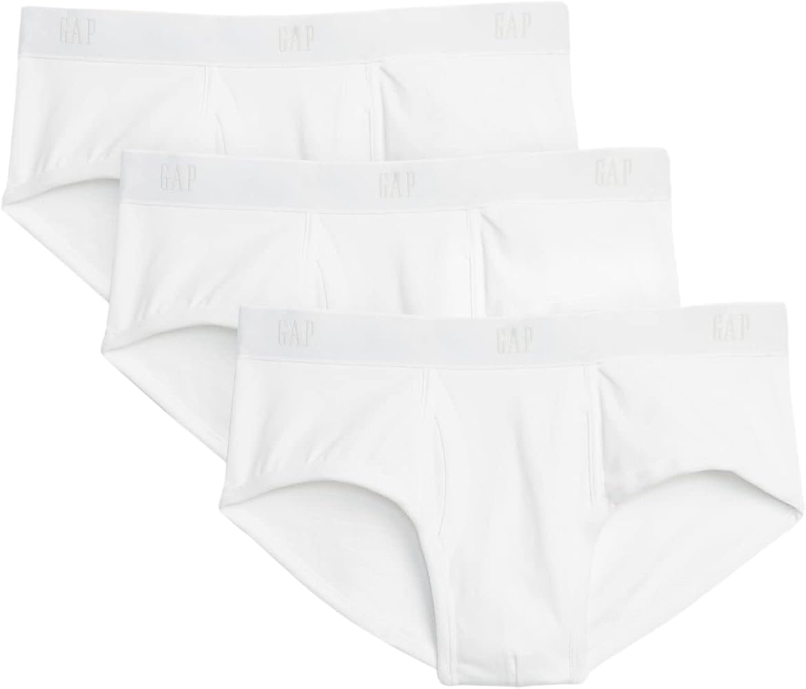 GAP Men's 3-Pack Basic Briefs Underpants Underwear