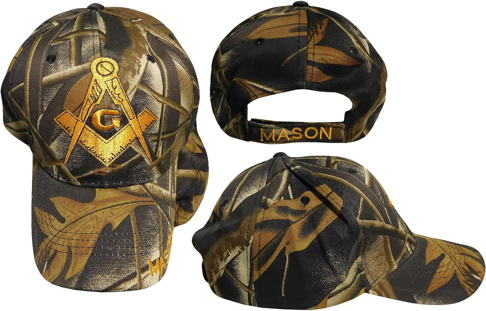 Trade Winds Freemason CAMO Embroidered Adjustable HAT Mason Masonic Lodge Camouflage Cap A67