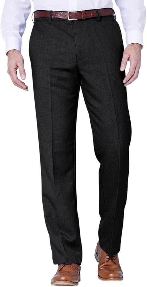 Farah | Men's | Hidden Stretch Waistband Pants | Stylish Comfort & Flexibility in Men's Tailored Slacks |