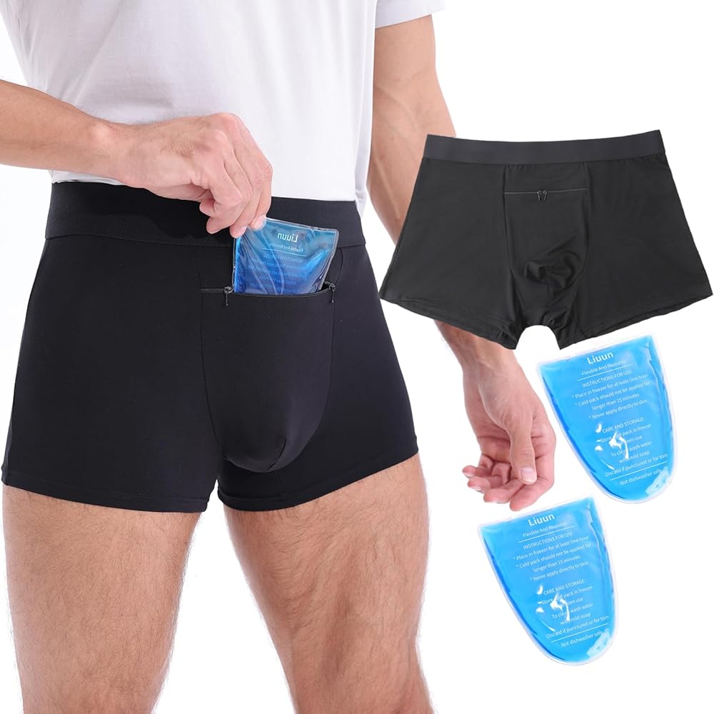 Vasectomy Underwear Jockstrap Vasectomy Gifts For Men With 2 Vasectomy Ice Packs For Testicular Support And Pain Relief