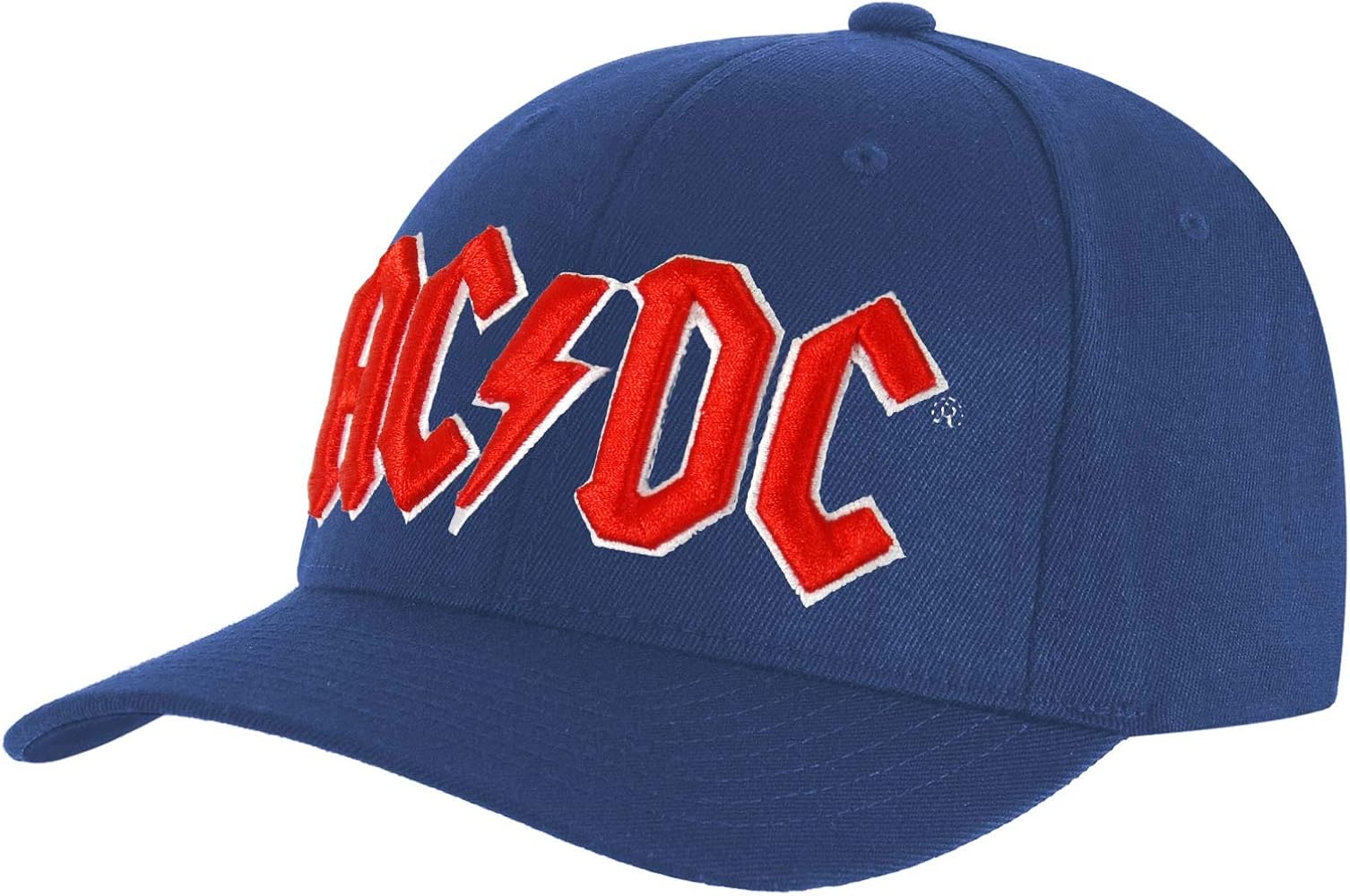 AC/DC Men's Red Logo Baseball Cap Denim