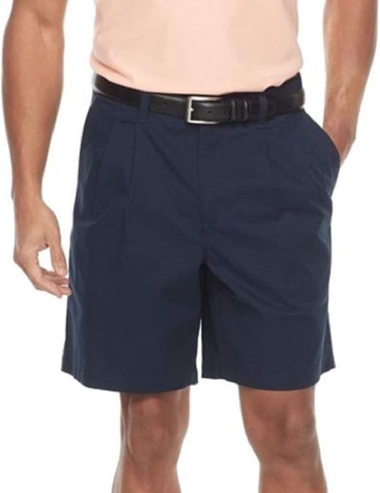 Croft & Barrow Easy-Care Comfort Waist Pleated Shorts - Big & Tall