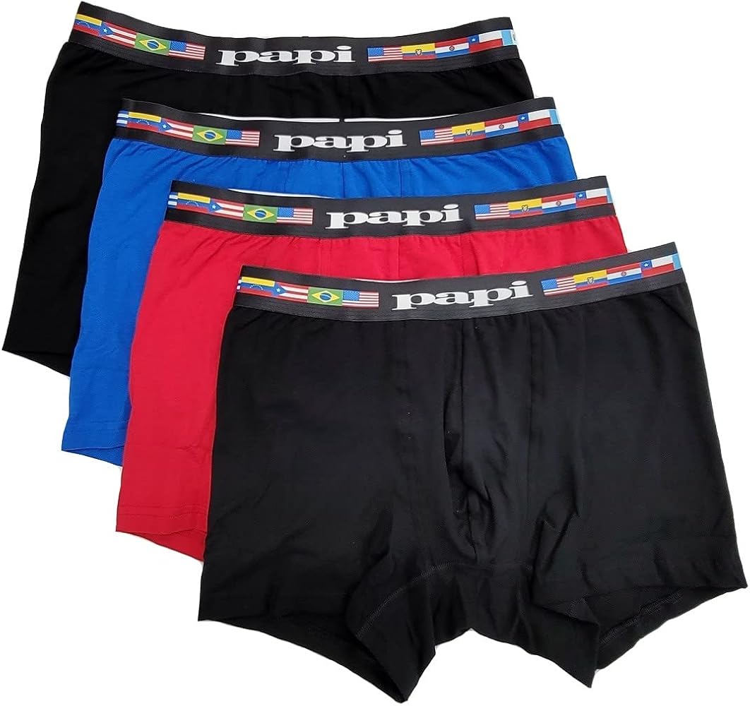 papi Men's Pride Boxer Briefs 4 Pack - 990003 (BPLB, Small)