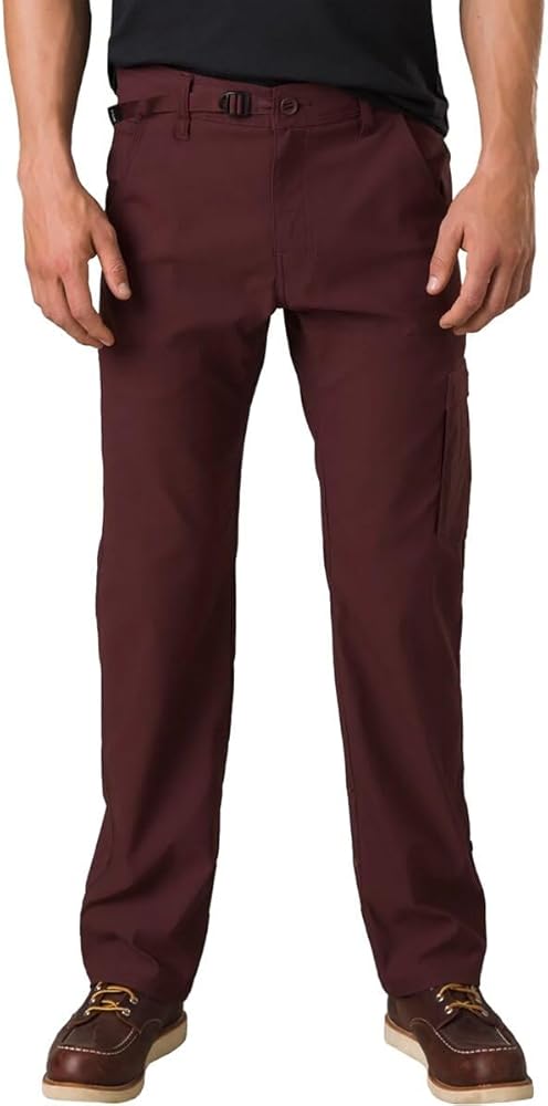 prAna Stretch Zion Pants II - Pants for Men - Slim Fit - Back Patch Pockets - Side Flap-utility Pocket Cacao 38 34