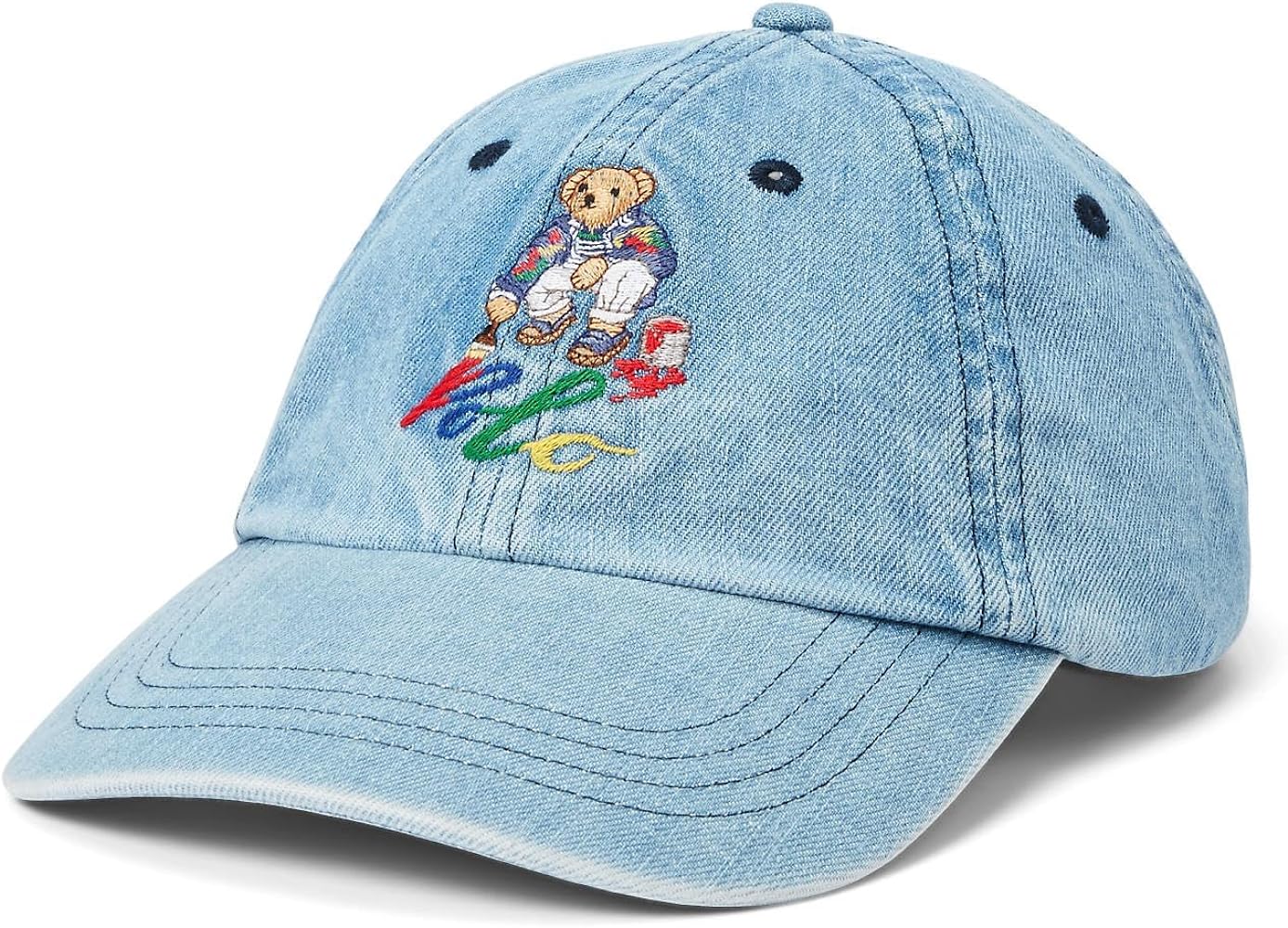 POLO RALPH LAUREN Men's Polo Bear Denim Ball Cap