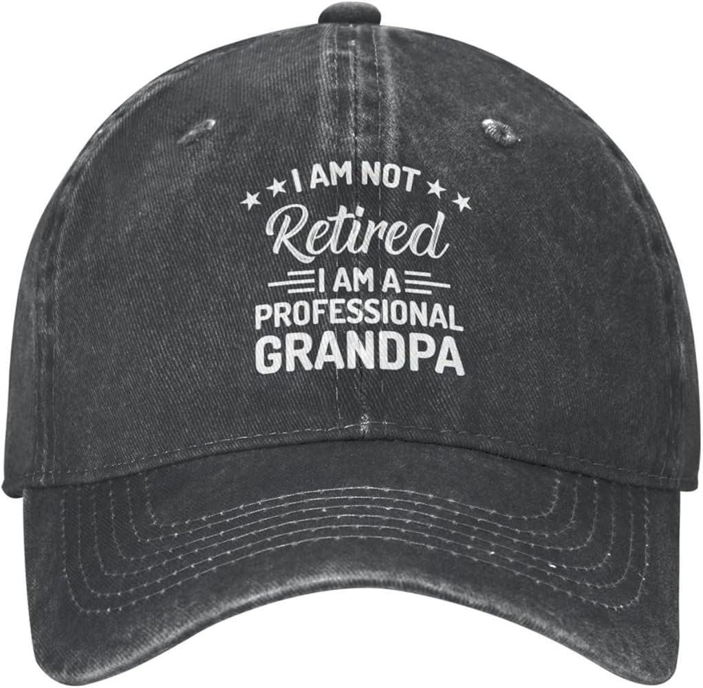 I'm Not Retired I'm A Professional Grandpa Hat for Women Baseball Hats Cool Cap