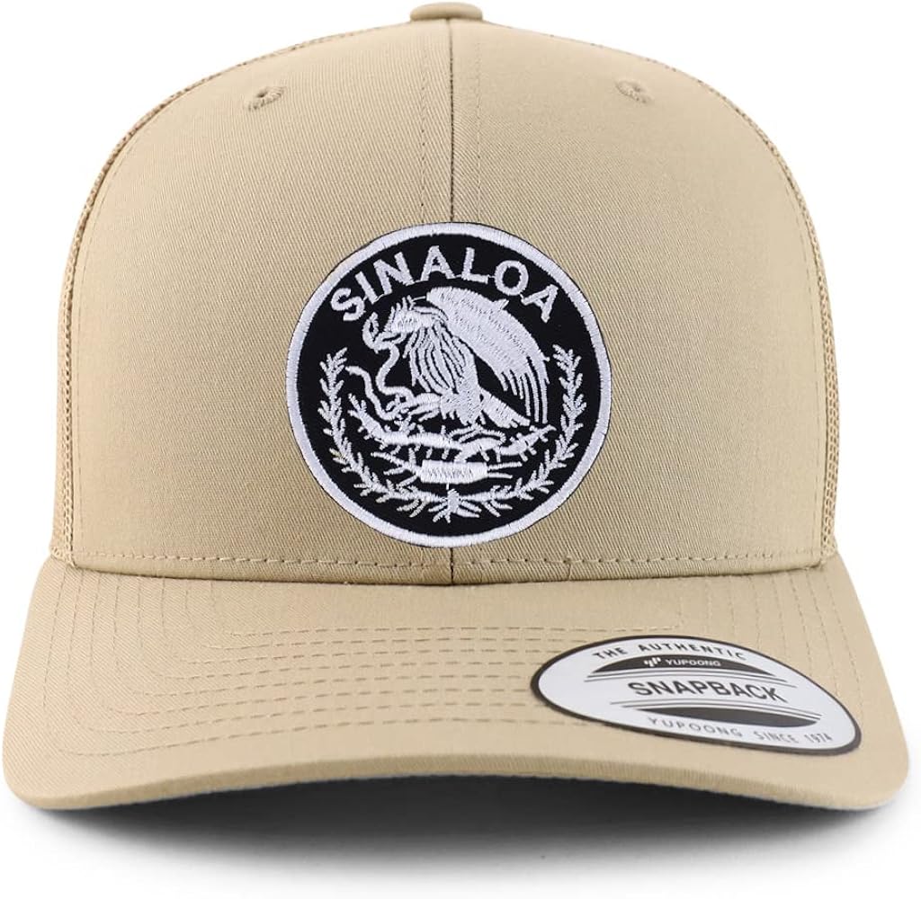 Trendy Apparel Shop Sinaloa Mexico Patch 6 Panel Trucker Mesh Cap