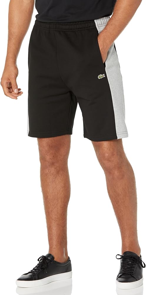 Lacoste Mens Colorblock Fleece Shorts