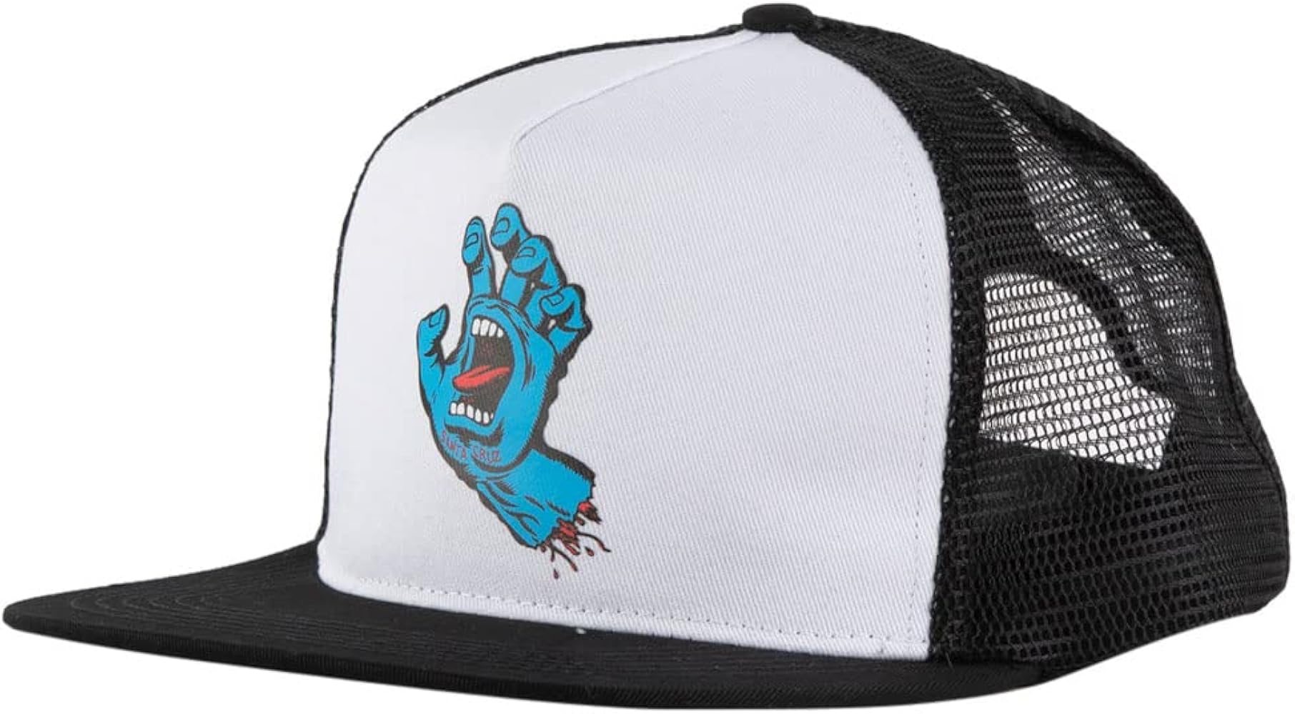 SANTA CRUZ Screaming Hand Front Mesh Trucker High Profile Skate Hat