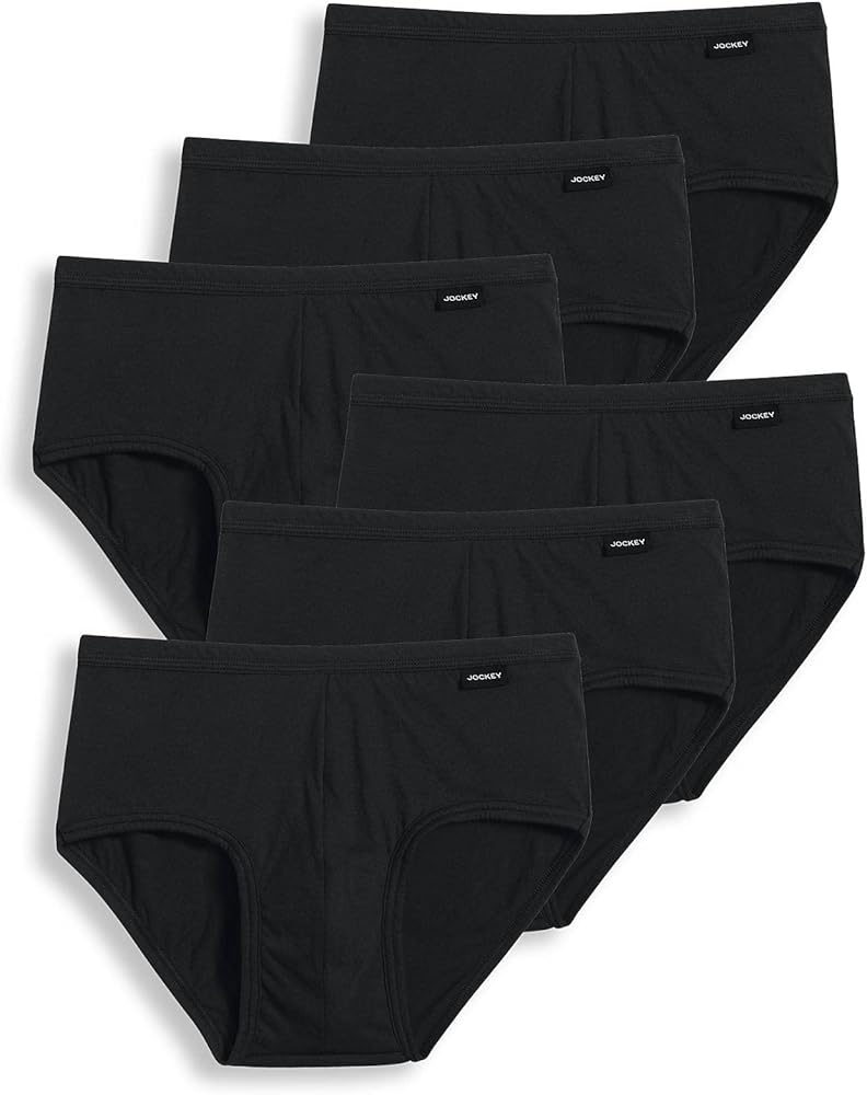 Jockey Men's Underwear Elance Poco Brief - 6 Pack