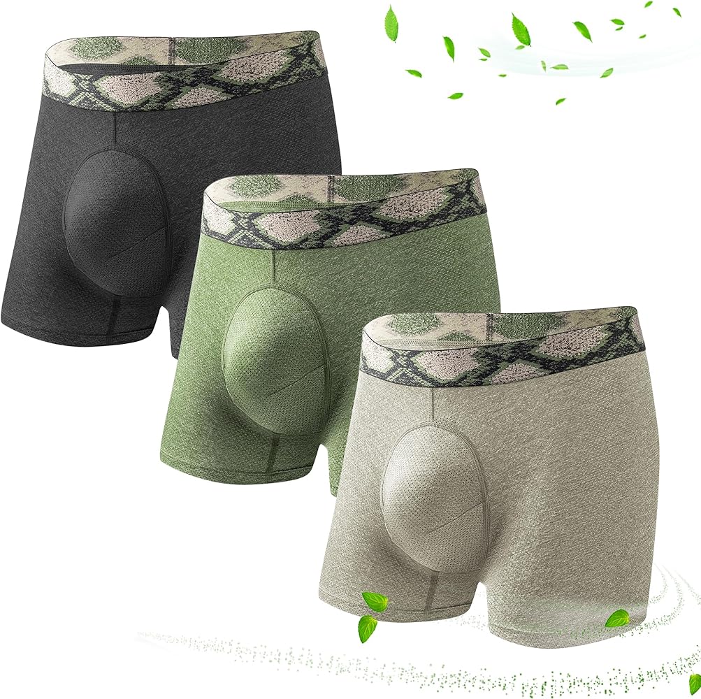 Men's Underwear Mesh Quick Dry Mens Trunk Underwear 3 Pack