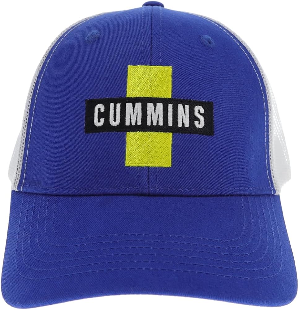 Cummins Hat Vintage Baseball Cap 1952 Logo Snapback Trucker Hats for Men Women, Mesh Snapback Cap