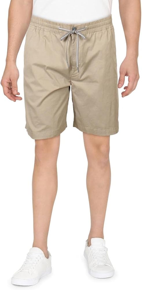 Tommy Bahama Men's Oceanside Poplin Pull Up Shorts (Dk Sand, XX-Large, XXL)