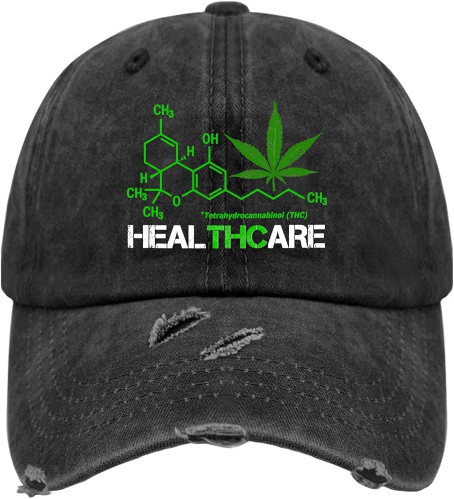 Weed Cannabis 420 Hat USA Hat AllBlack Womens Hat Gifts for Daughter Beach Cap