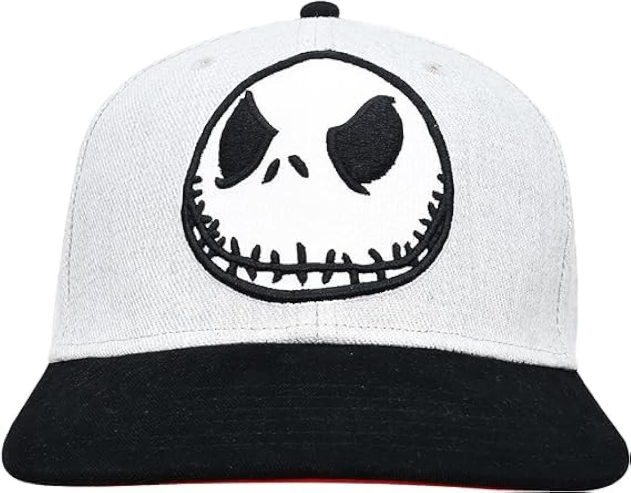 Disney The Nightmare Before Christmas Baseball Hat, Jack Skellington Cap, Heather Gray, One Size